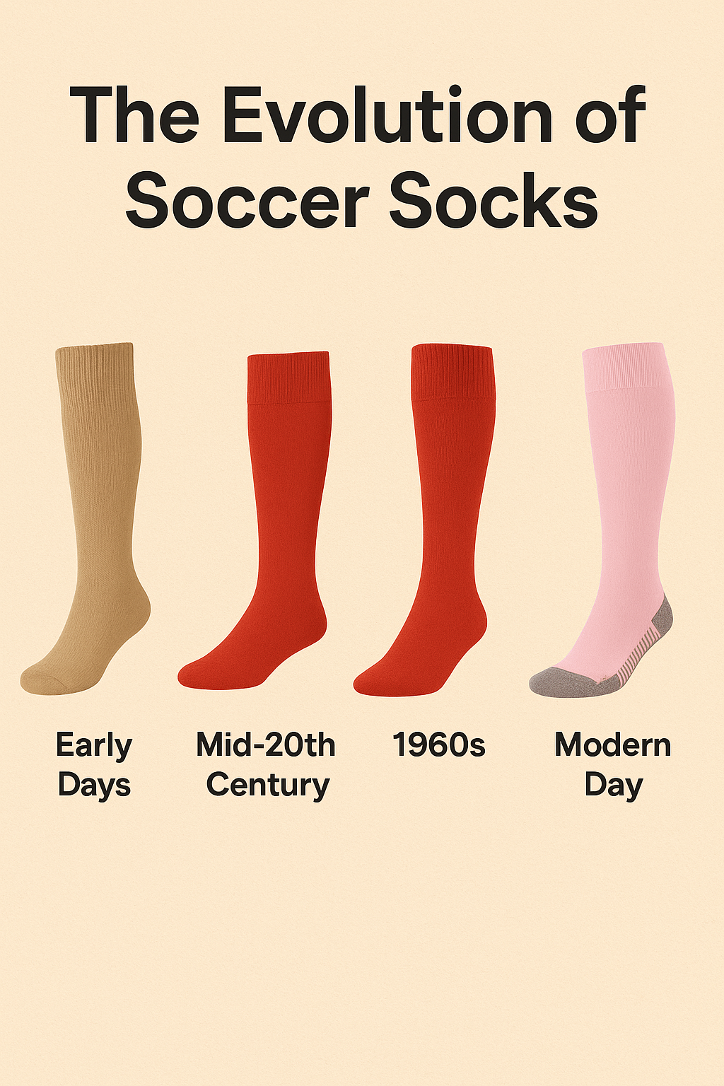 The Soccer Sock Evolution: From Wool Stockings to High-Performance Gear