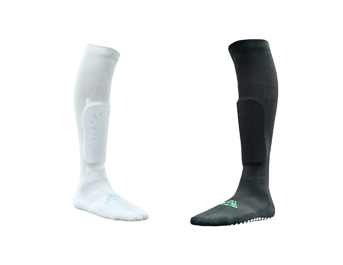 Youth Soccer Socks with a Built-In Shin Guard Pocket